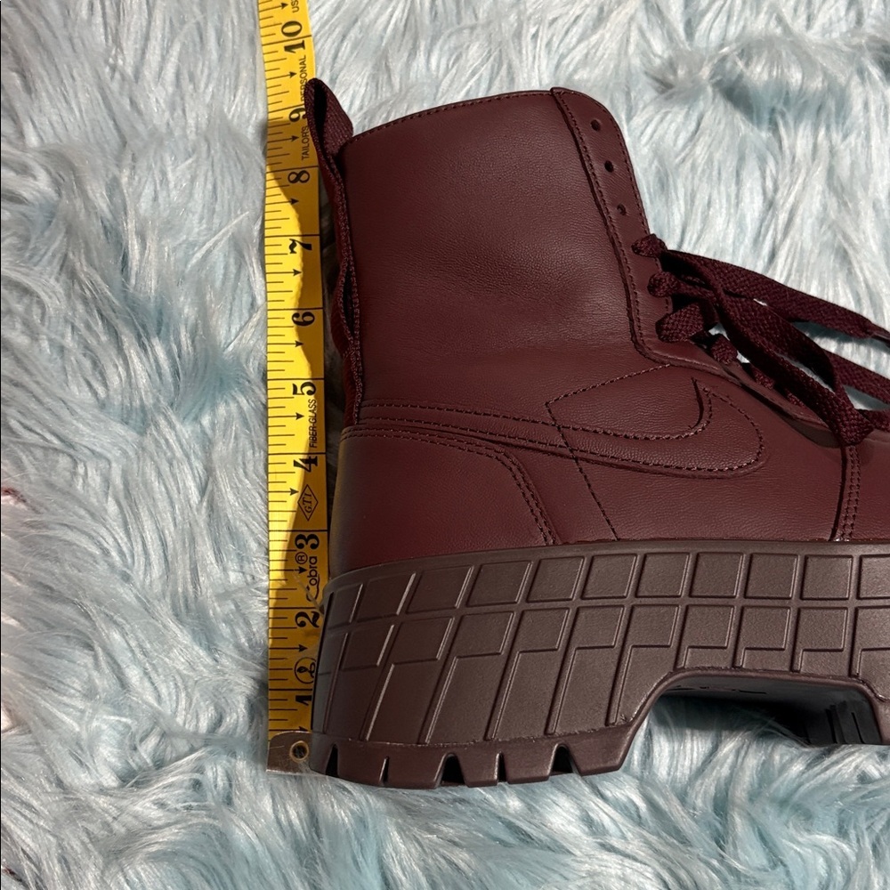NIB Nike Air Jordan 1 Brooklyn High Burgundy Crush Sz 7 - Picture 10 of 10